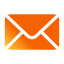 Icon of an email, representing customer support contact