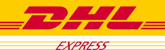 DHL Express logo for international shipping