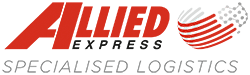 Allied Express logo for specialized logistics